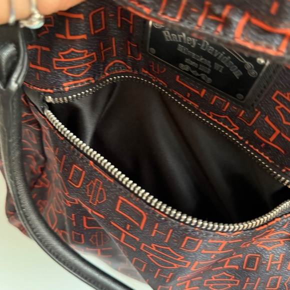 Harley Davidson Crossbody bag orange and black - Picture 10 of 15